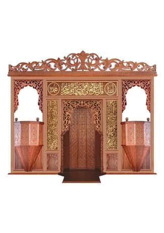 Gülseven Halı cami ahşap ürünlerinden mihrap