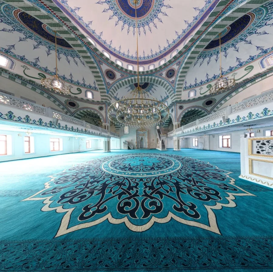 Gülseven Halı cami halısı uygulaması