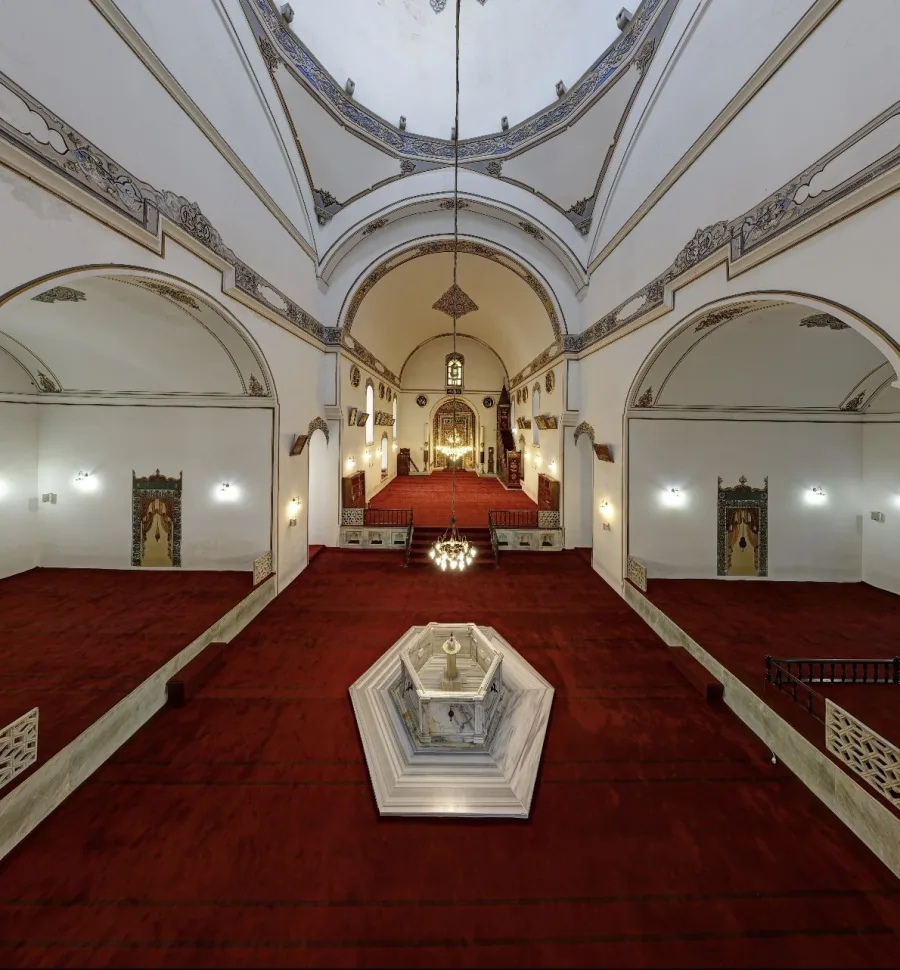 Bursa 1. Murad Hüdavendigar Camii cami halısı uygulaması