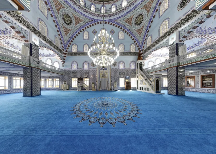 İstanbul Kavacık Yıldırım Beyazıd Camii cami halısı uygulaması